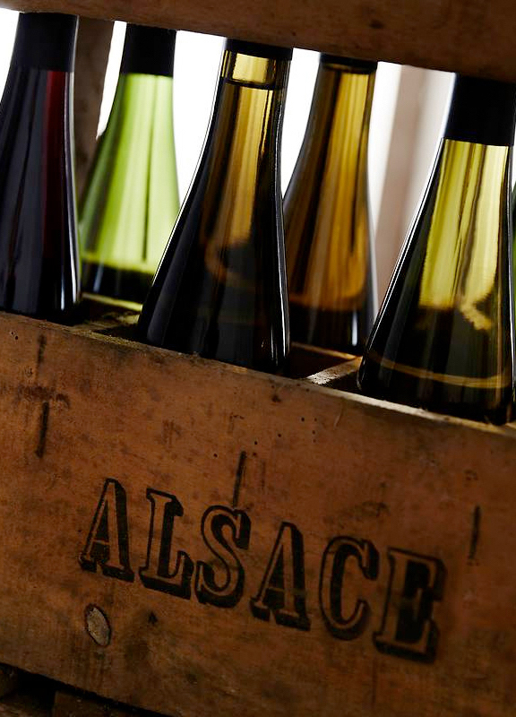 bouteilles vin d'Alsace